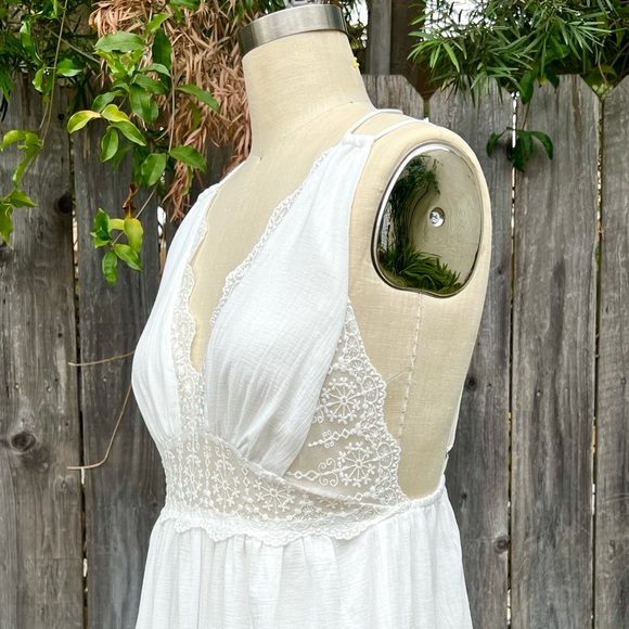 ❤️HP! White Gauze Midi Dress - Picture 14 of 16